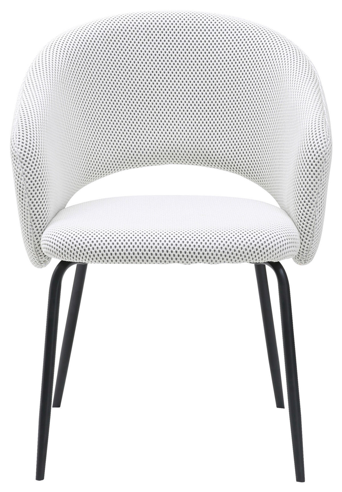 ŽIDLE S PODRUČKAMI, železo, síťovina, krémová - černá/krémová, Moderní, kov/textil (58/80/60cm) - MID.YOU