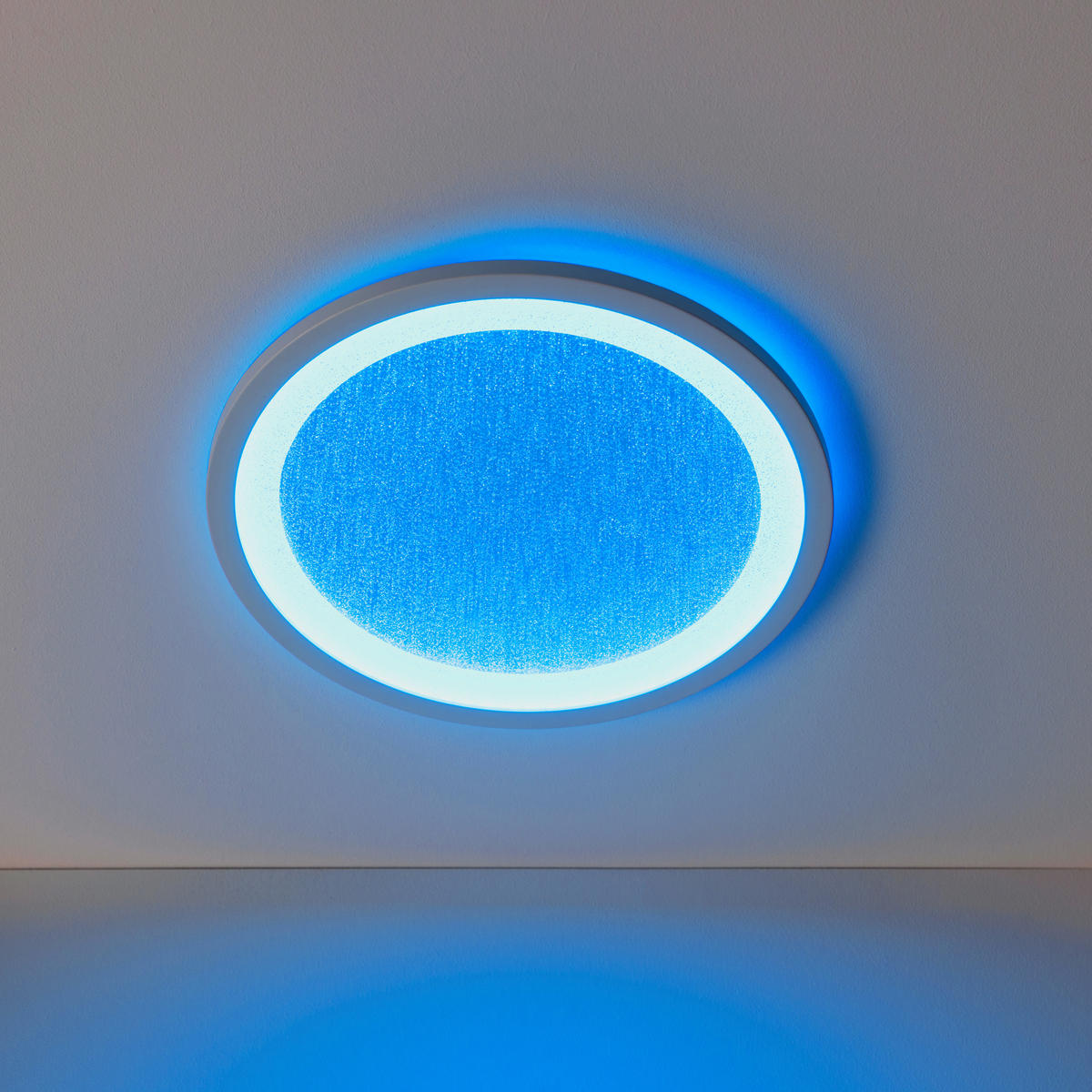 LED-DECKENLEUCHTE  29,5/2,5 cm    - Weiss, Basics, Kunststoff (29,5/2,5cm) - Brilliant
