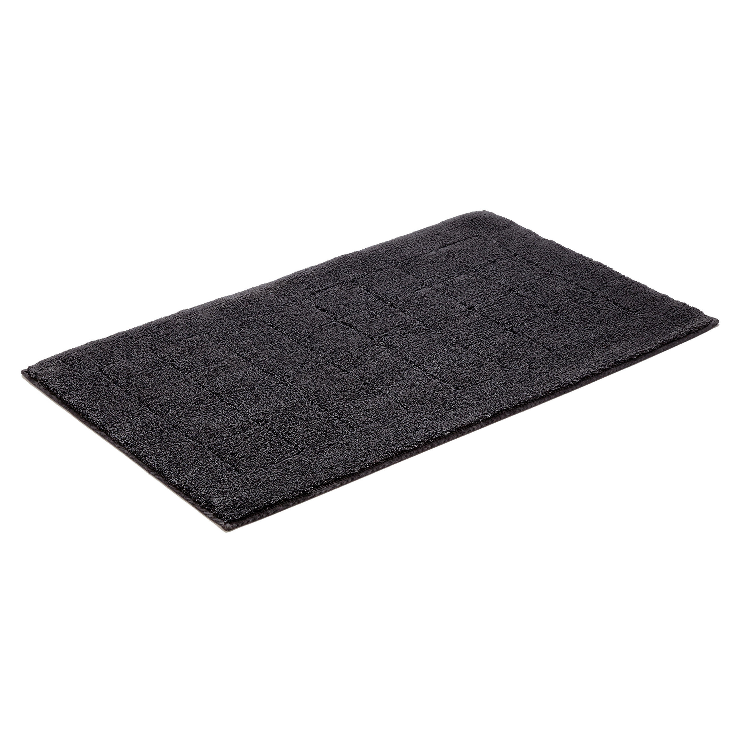 BADEMATTE Vossen Exclusive NOS Vossen Teppich Graphitfarben 60/100 cm  - Graphitfarben, Basics, Kunststoff/Textil (60/100cm) - Vossen