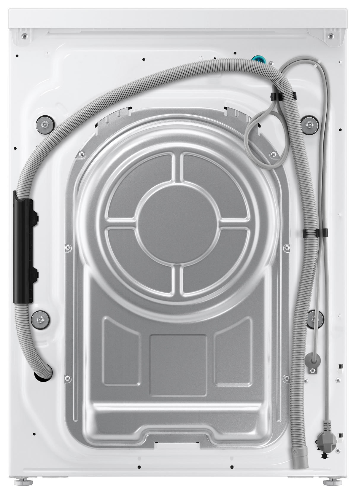 WASCHMASCHINE WW11BB504AAWS2   - Schwarz/Weiß, Basics, Kunststoff/Metall (60/85/60cm) - Samsung