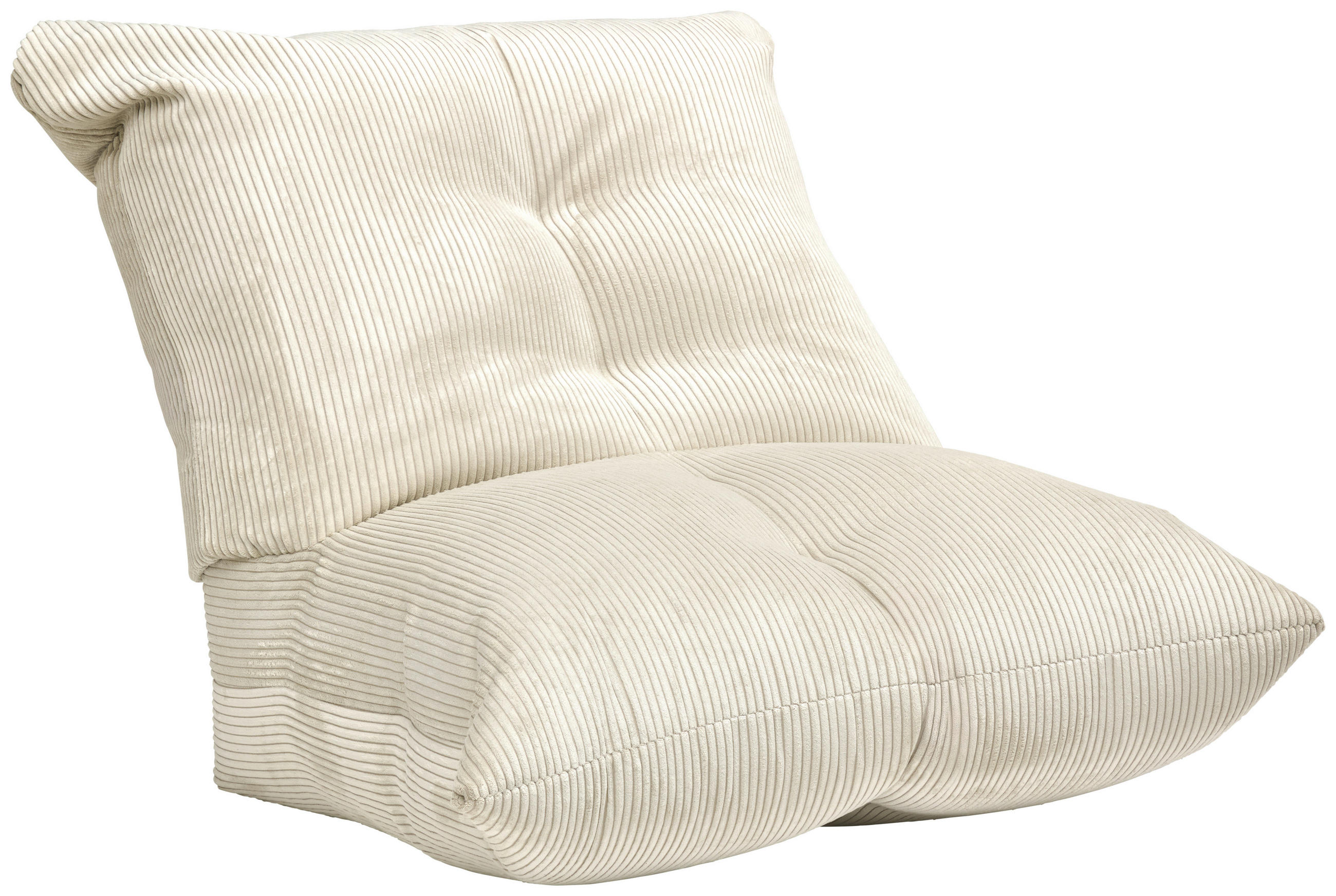 SITZSACK 450 l  - Creme, Design, Textil (100/75/120cm)