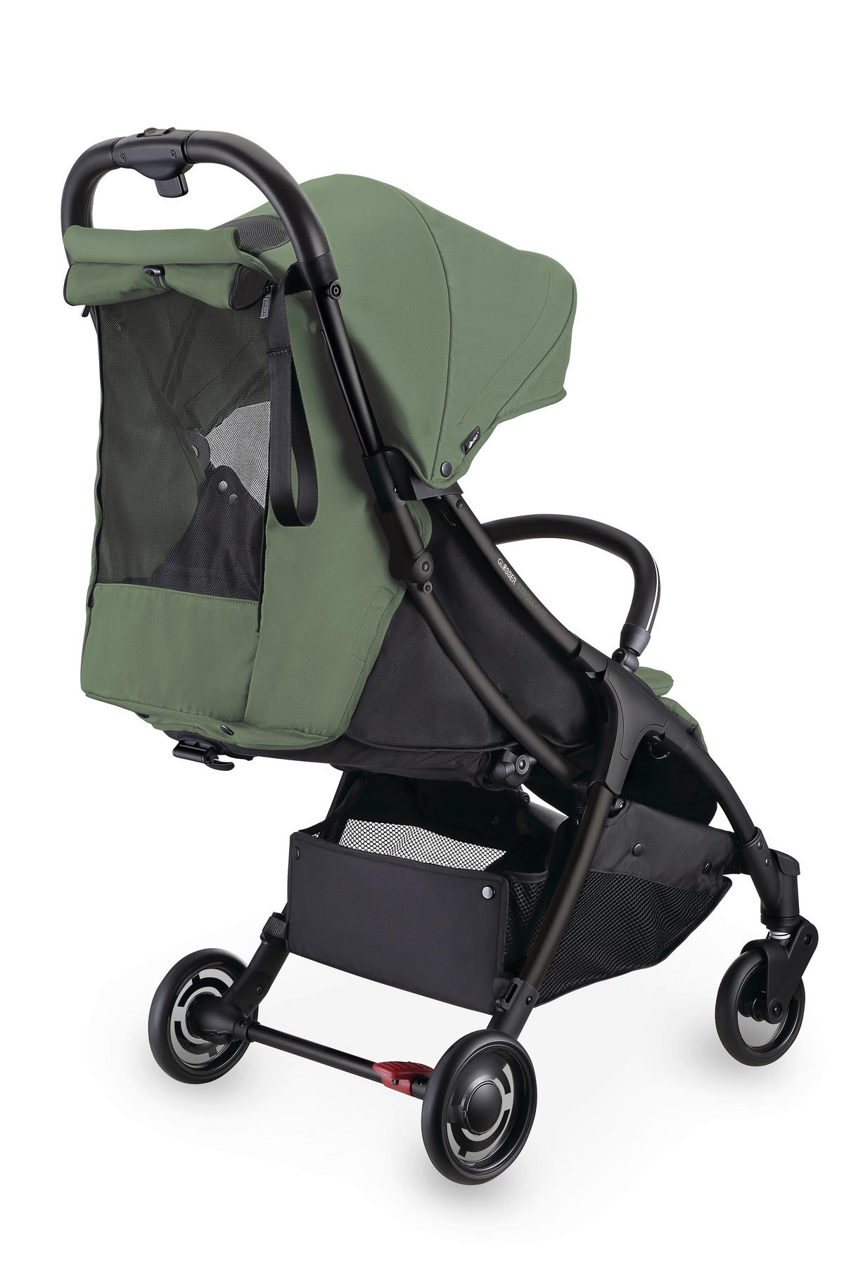 BUGGY STROLL LITE  - Schwarz/Olivgrün, Basics, Textil/Metall (70/46/103cm) - GLOBBER