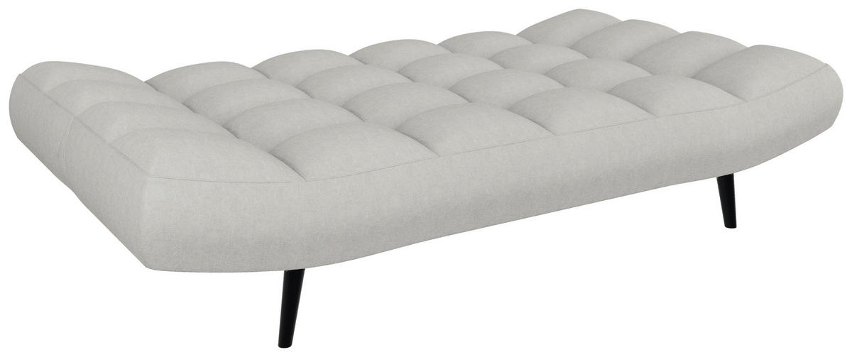 SCHLAFSOFA  in Mikrofaser Naturfarben  - Schwarz/Naturfarben, KONVENTIONELL, Holz/Textil (197/85/92cm) - Carryhome