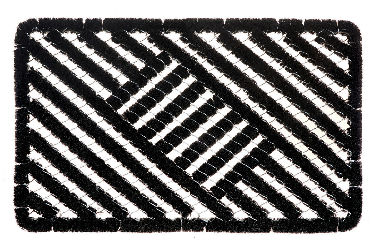 KOKOSMATTE  45/75 cm  Schwarz  - Schwarz, Basics, Naturmaterialien/Metall (45/75cm)