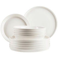 TAFELSERVICE Sita 12-teilig  - Weiss, Trend, Keramik - Mäser