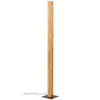 LED-STEHLEUCHTE 21/150/21 cm    - Schwarz, Design, Holz/Metall (21/150/21cm)