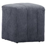 HOCKER in Textil Dunkelgrau  - Dunkelgrau/Schwarz, Design, Kunststoff/Textil (43/50/43cm) - Novel