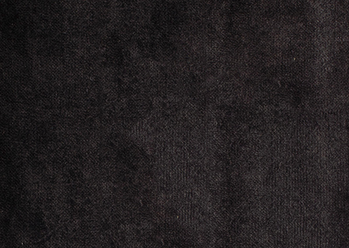 ECKSOFA Dunkelbraun Velours  - Chromfarben/Dunkelbraun, KONVENTIONELL, Kunststoff/Textil (247/247cm) - Carryhome