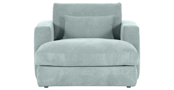 XXL-SESSEL - Schwarz/Hellblau, ROMANTIK / LANDHAUS, Kunststoff/Textil (120/67/140cm) - Landscape