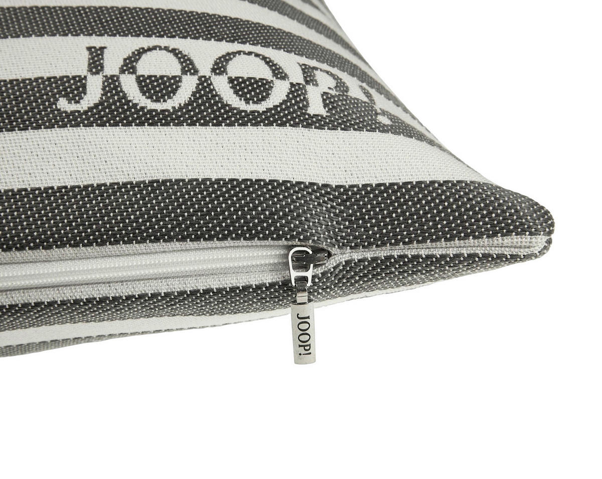 OUTDOOR-KISSEN  - Weiß/Grau, Design, Textil (50/50cm) - Joop!