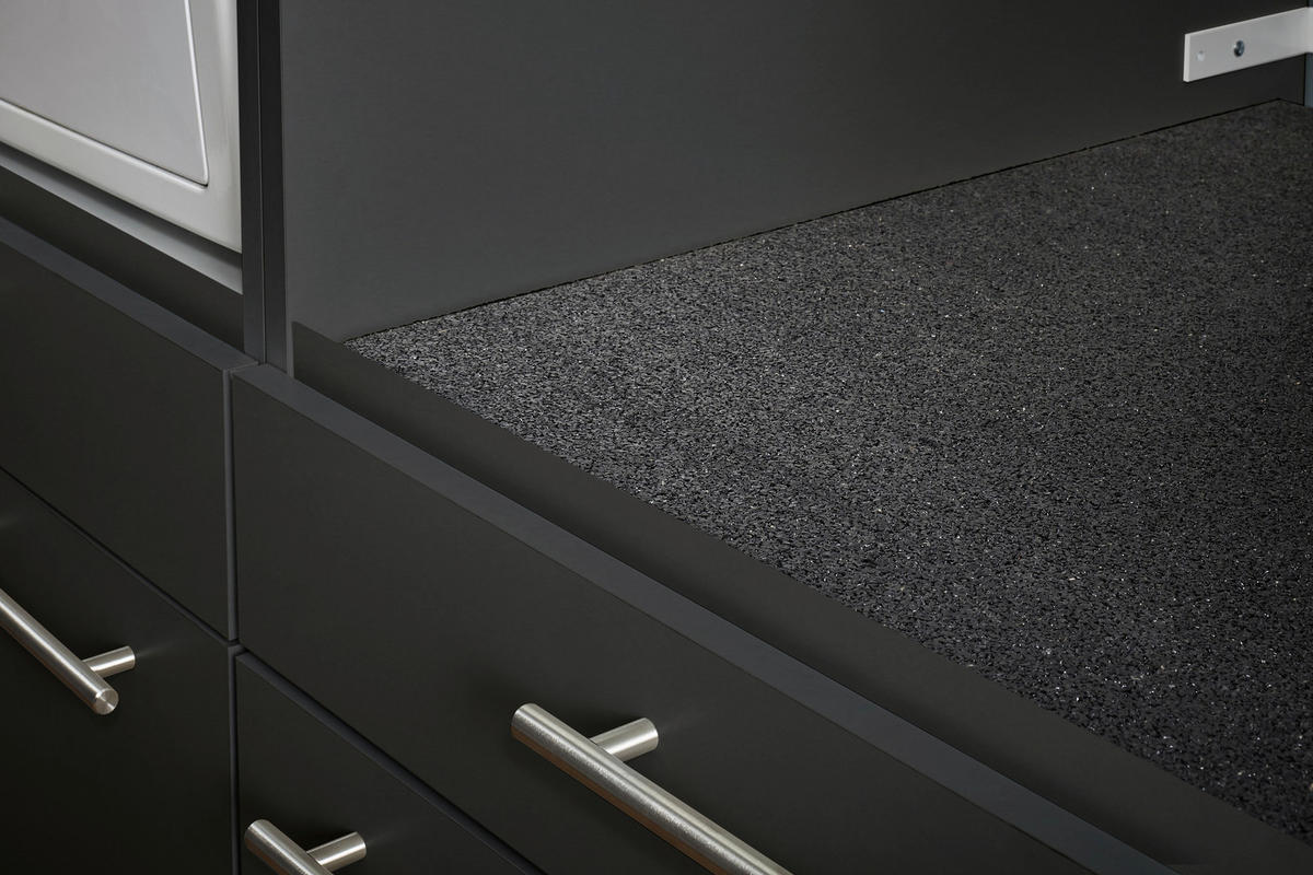 WASCHMASCHINENSCHRANK 67,5/162/67,5 cm  in Anthrazit  - Anthrazit/Silberfarben, Design, Holzwerkstoff/Kunststoff (67,5/162/67,5cm)