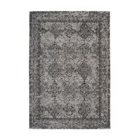 FLACHWEBETEPPICH 120/170 cm Iglesia 300 Grau / Schwarz Grau, Schwarz  - Schwarz/Grau, KONVENTIONELL, Textil (120/170cm)