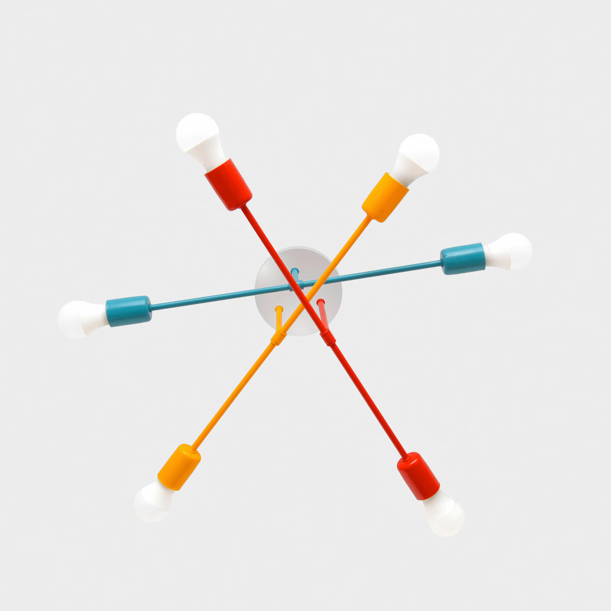 KINDERDECKENLEUCHTE 66/66/25 cm   - Multicolor, LIFESTYLE, Metall (66/66/25cm)