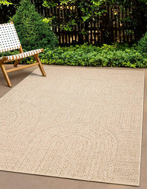 OUTDOORTEPPICH 60/90 cm Kansas  - Naturfarben, KONVENTIONELL, Textil (60/90cm) - Novel