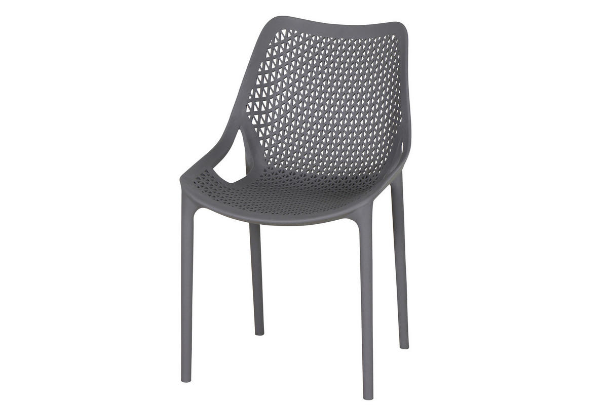 GARTENGARNITUR 5-teilig  - Anthrazit/Grau, Basics, Holzwerkstoff/Kunststoff (70/81/110cm) - Siena Garden