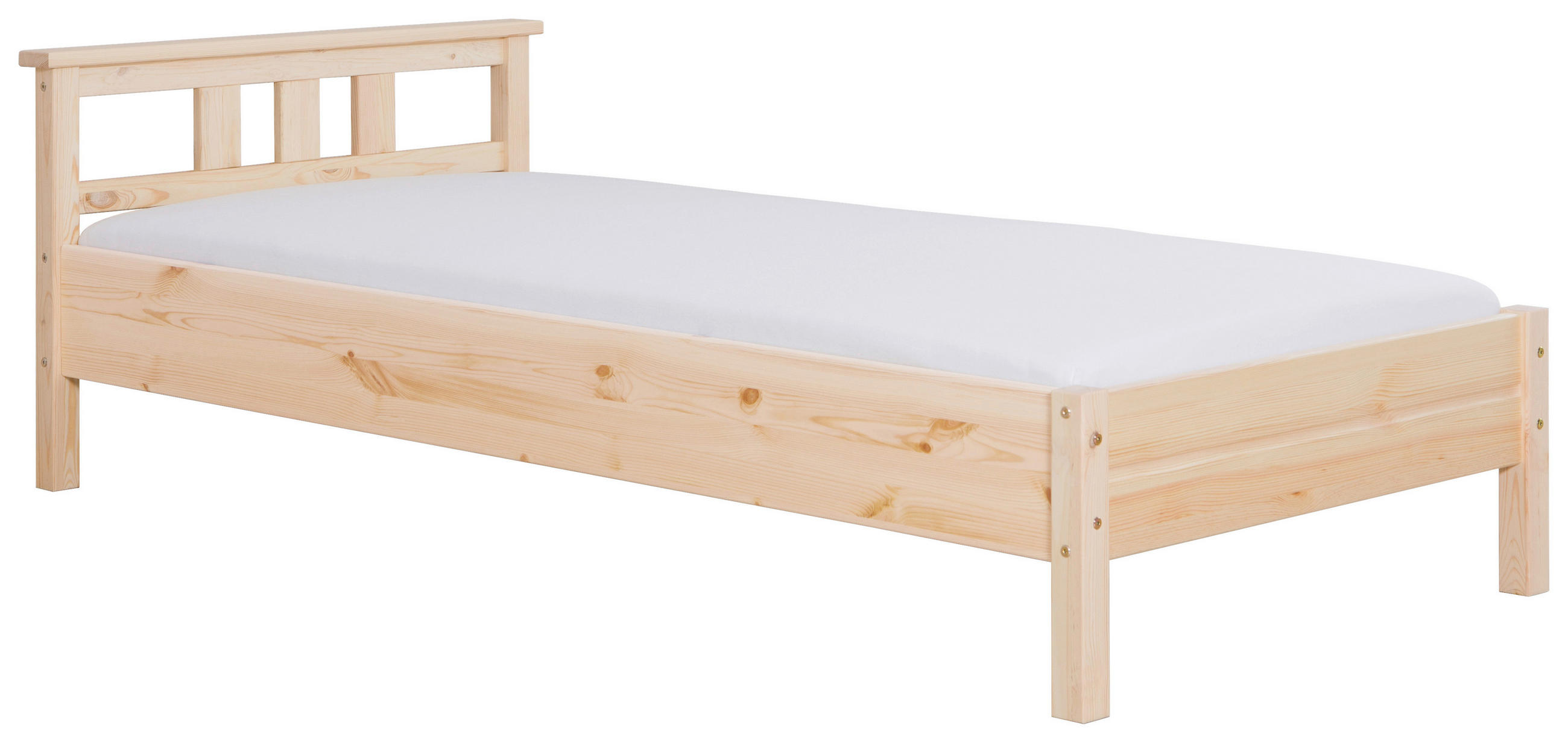 Bett Merci ca. 100x200 cm 100/200 cm  Kieferfarben   - Kieferfarben, Konventionell, Holz (100/200cm) - MID.YOU