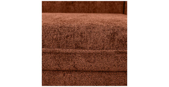 SCHLAFSOFA in Chenille Terracotta - Terracotta/Schwarz, KONVENTIONELL, Holz/Textil (238/99/108cm) - Carryhome