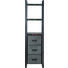 REGAL in Braun - Braun, Design, Holz/Metall (55/200/40cm) REGAL in Braun - Braun, Design, Holz/Metall (55/200/40cm)