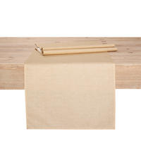 TISCHLÄUFER Oslo Textil Beige 40/140 cm  - Beige, Basics, Textil (40/140cm) - Peyer Syntex