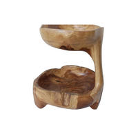 ETAGERE 2-stöckig - Teakfarben, LIFESTYLE, Holz (26/31/25cm) - Ambia Home