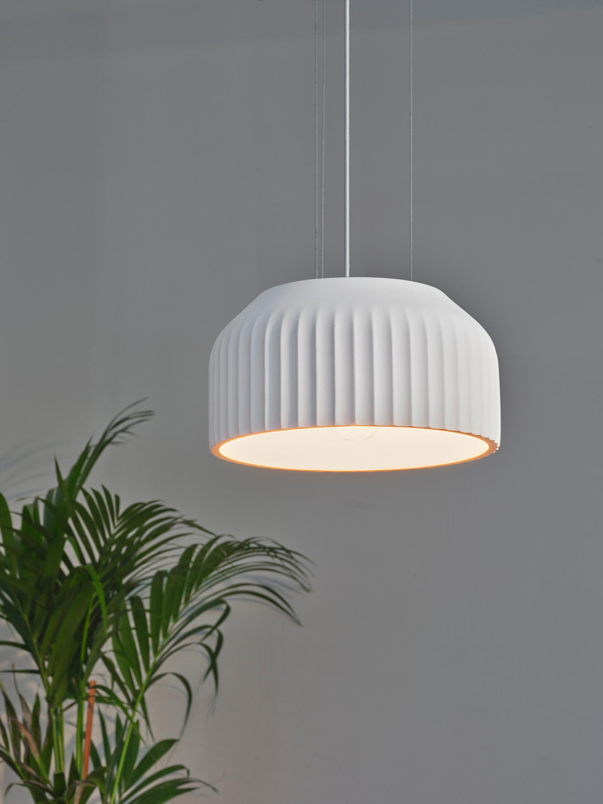 PENDELLEUCHTE 30/120 cm  - Weiß, Natur, Stein (30/120cm) - Ledvance