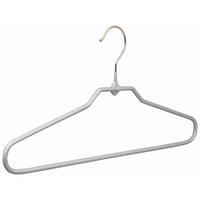 ŠATNÍ RAMÍNKO - barvy stříbra, Design, kov (40cm) - Carryhome