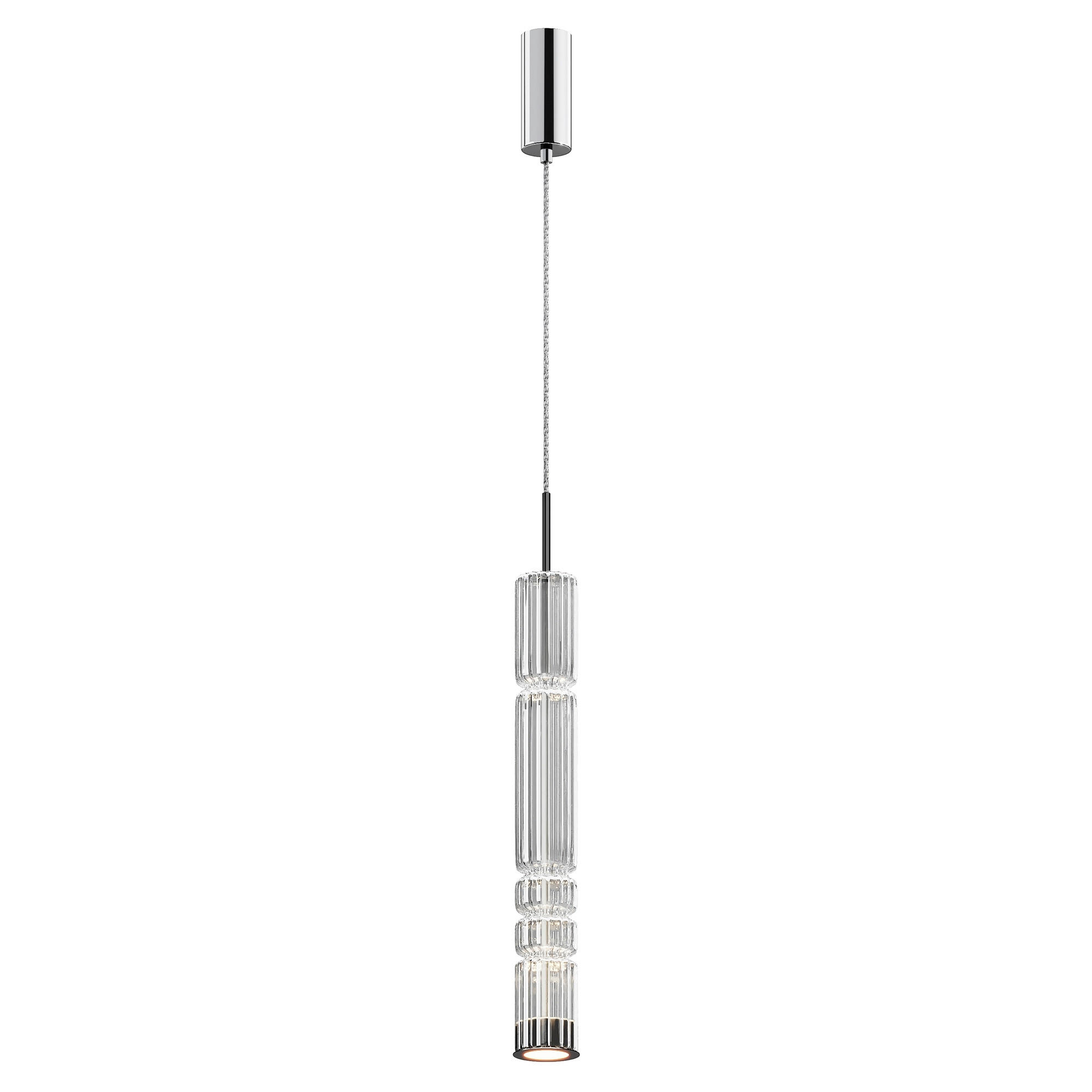 PENDELLEUCHTE Ordo 8/384 cm  - Chromfarben, Design, Metall (8/384cm) - MAYTONI