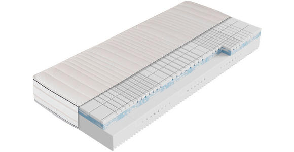 KALTSCHAUMMATRATZE Dream Deluxe 3D Premium 90/200 cm Höhe ca. 25 cm  - Weiß, Basics, Textil (90/200cm) - Dieter Knoll