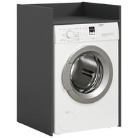 WASCHMASCHINENSCHRANK 66/101/60 cm Anthrazit  - Weiss/Anthrazit, Basics, Holzwerkstoff/Kunststoff (66/101/60cm) - MID.YOU