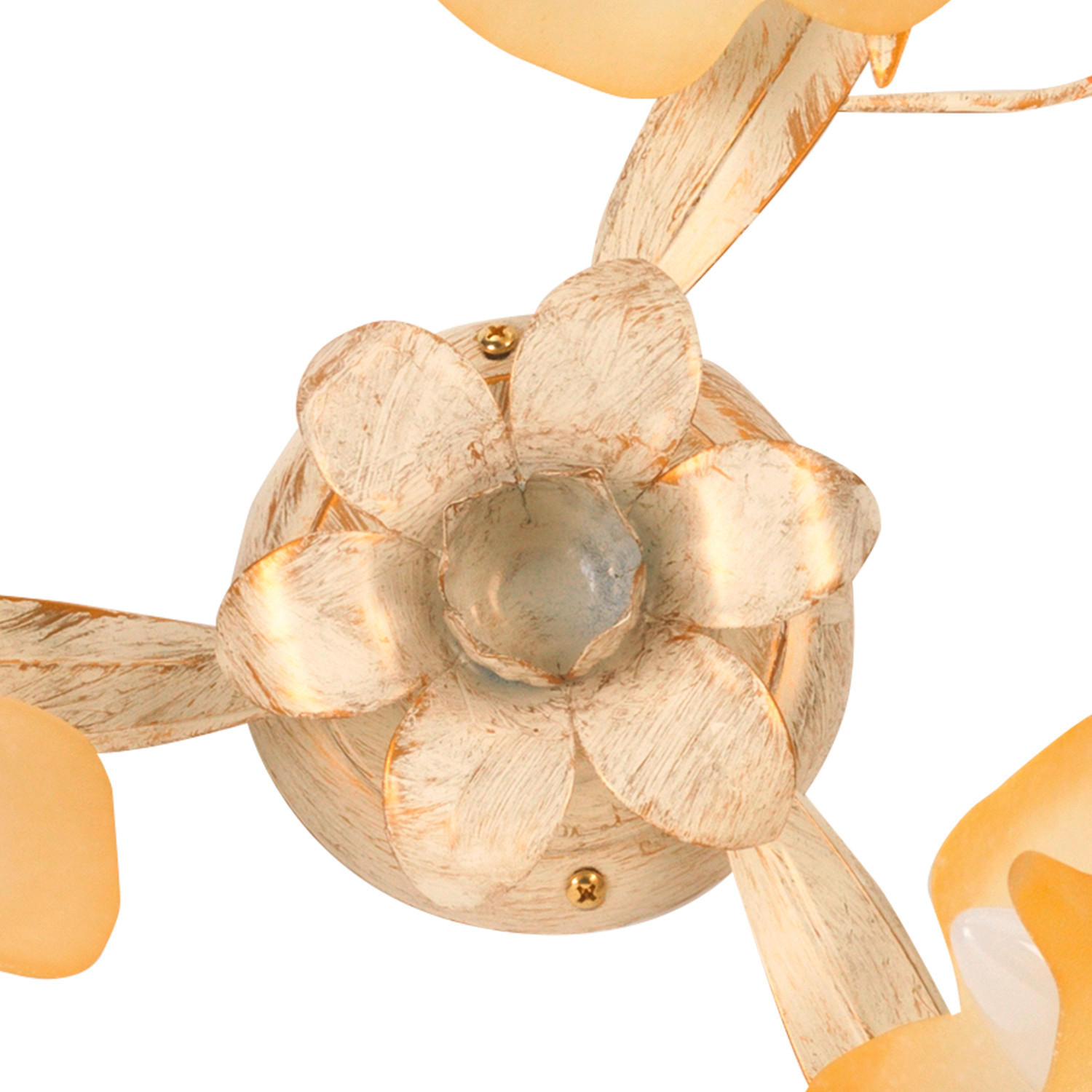 DECKENLEUCHTE  53/20 cm    - Weiß, KONVENTIONELL, Glas/Metall (53/20cm)