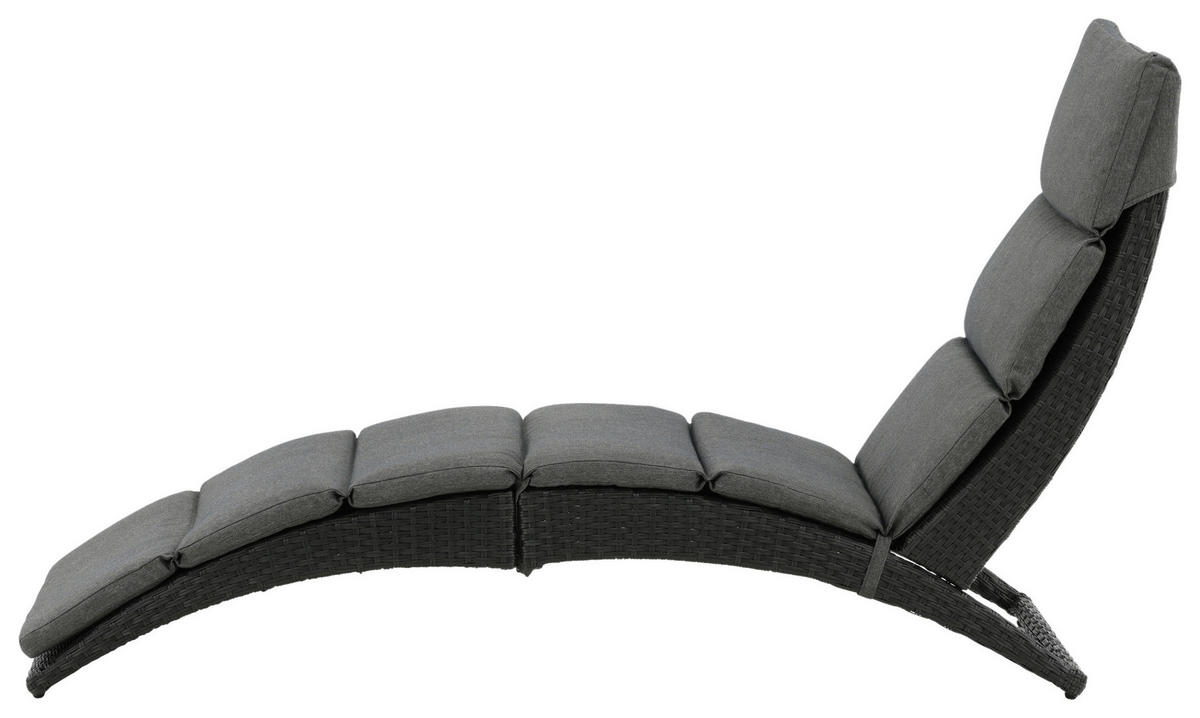 SOLSÄNG   64/84/158 cm  - svart, Klassisk, plast (64/84/158cm) - Gardenson