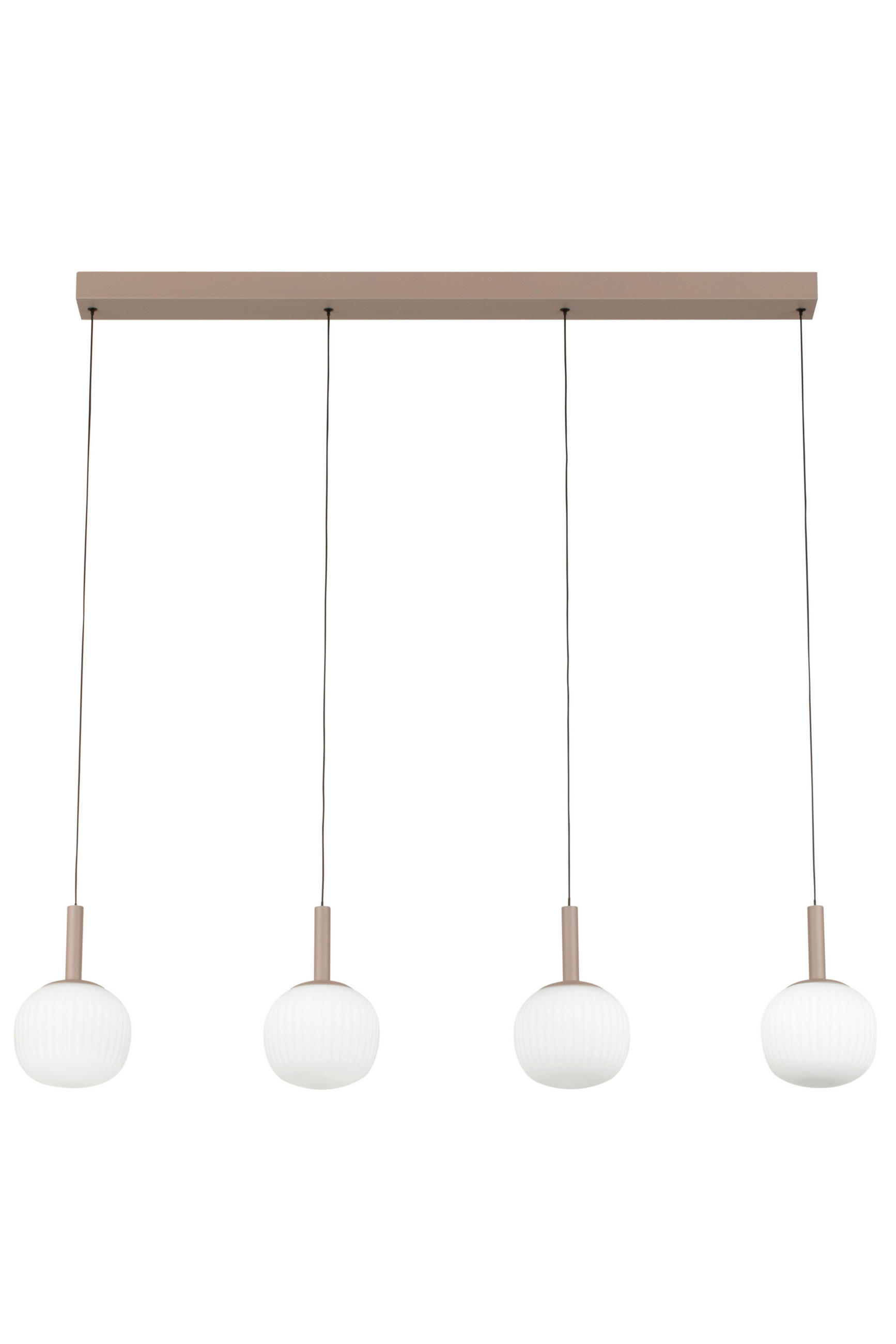 LED-HÄNGELEUCHTE 114/15/150 cm    - Weiss, Design, Glas/Metall (114/15/150cm) - Novel