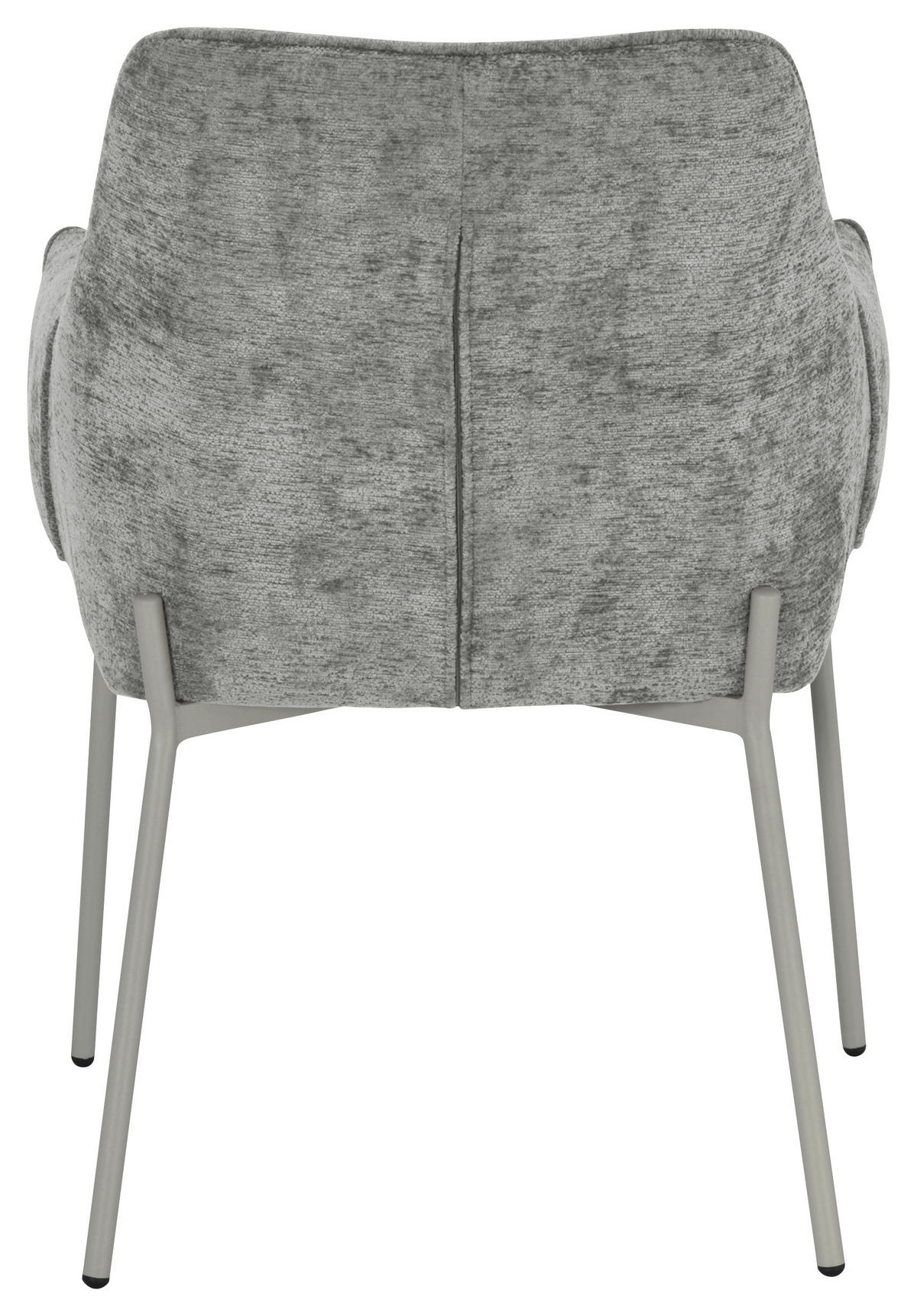ARMLEHNSTUHL  in Eisen Chenille  - Dunkelgrau/Grau, MODERN, Holz/Textil (62/83/62cm) - MID.YOU