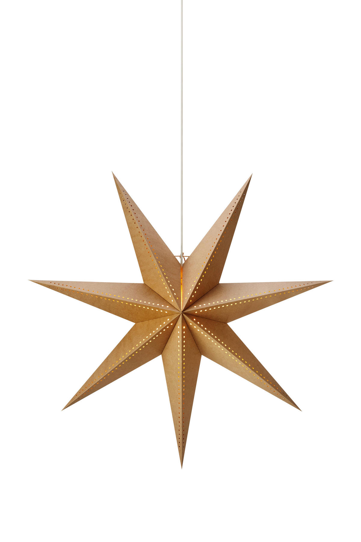 DEKOSTERN Kiara  - Hellbraun, Basics, Papier (75/75/16cm) - Markslöjd