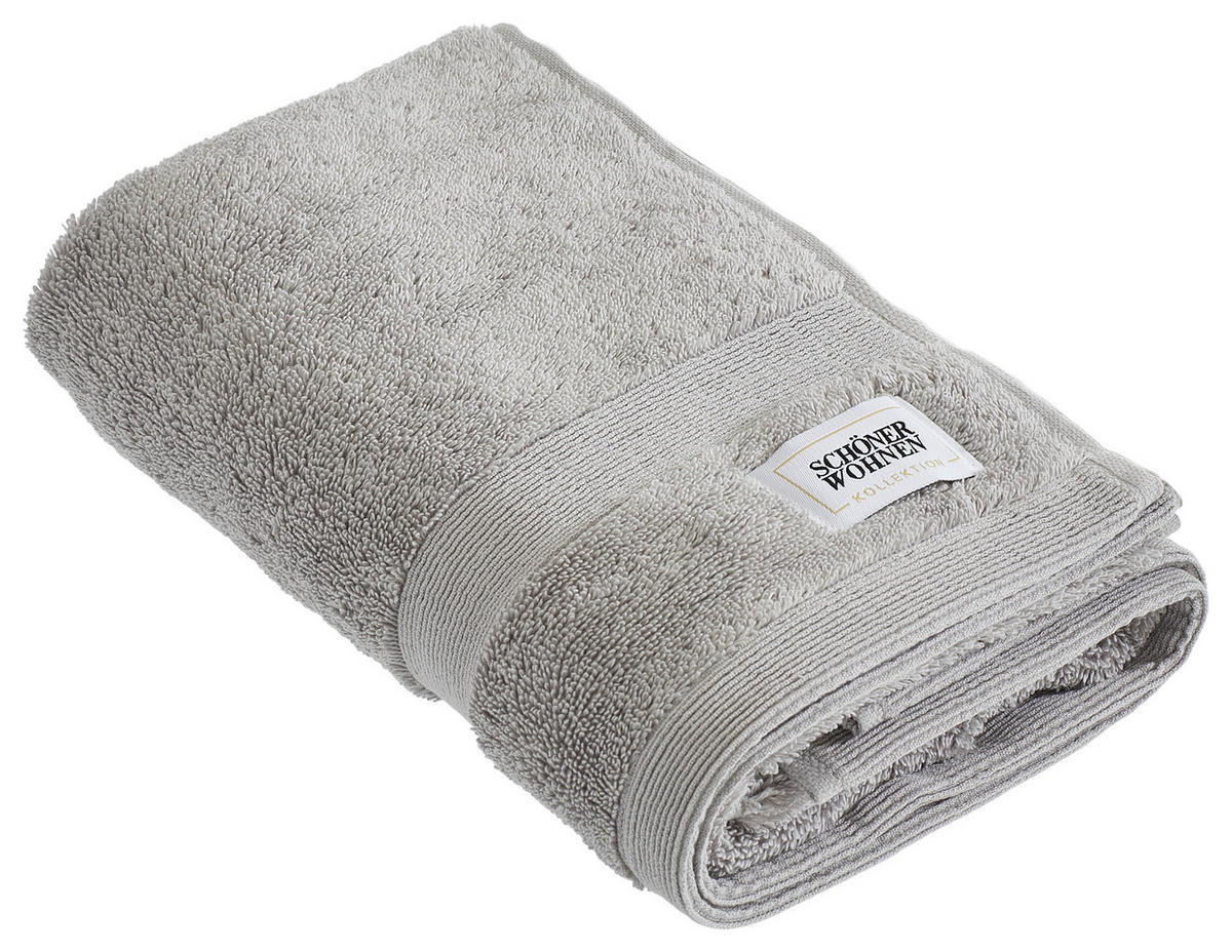 HANDTUCH SW-CUDDLY Grau  - Grau, Basics, Textil (50/100cm) - Schöner Wohnen