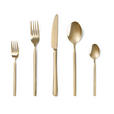 BESTECKSET Glam Chic 30-teilig Edelstahl  - Goldfarben, Design, Metall - Homeware Profession.