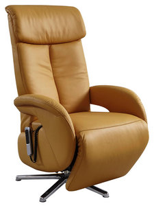 Relaxsessel Mit Leder In Gelb Online Kaufen