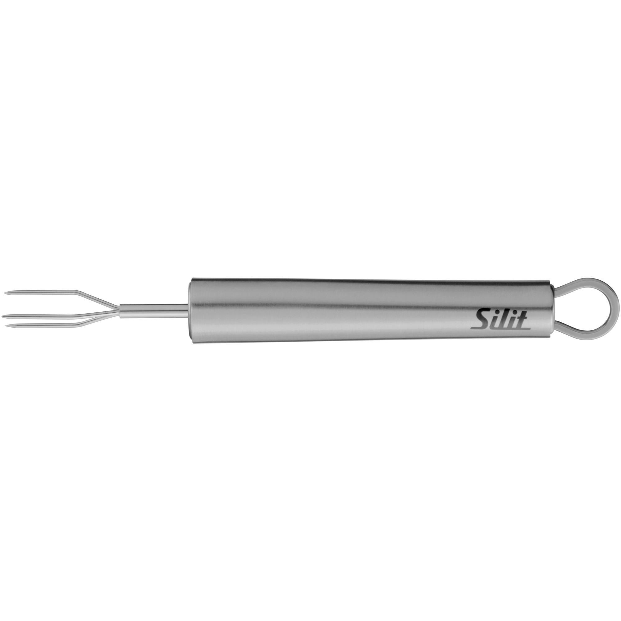 PELLKARTOFFELGABEL  - Silberfarben, Basics, Metall - Silit