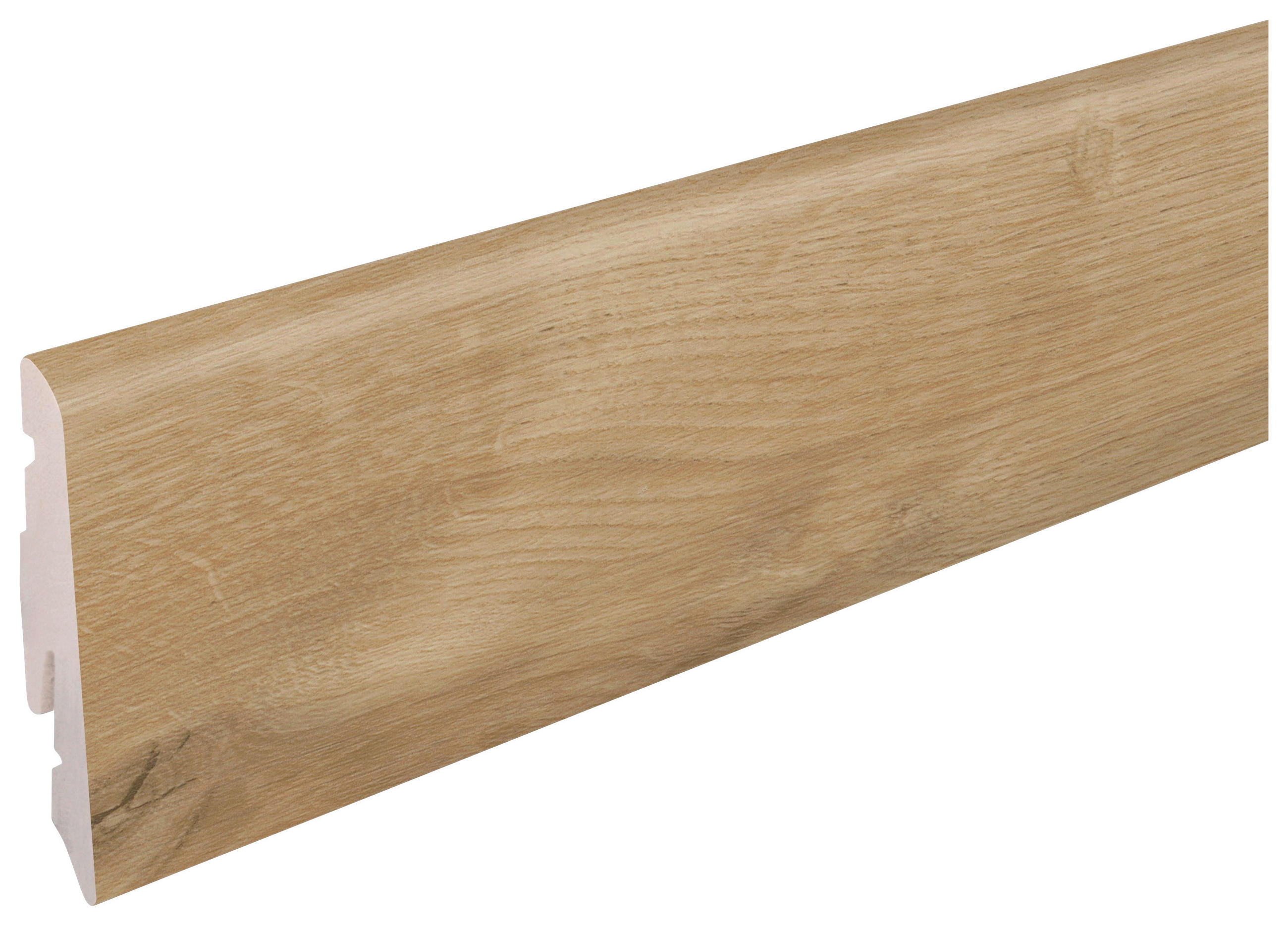 PODSTAVCOVÁ LIŠTA (za kus) světle hnědá - světle hnědá, Basics, plast (240/5.8/1.2cm)