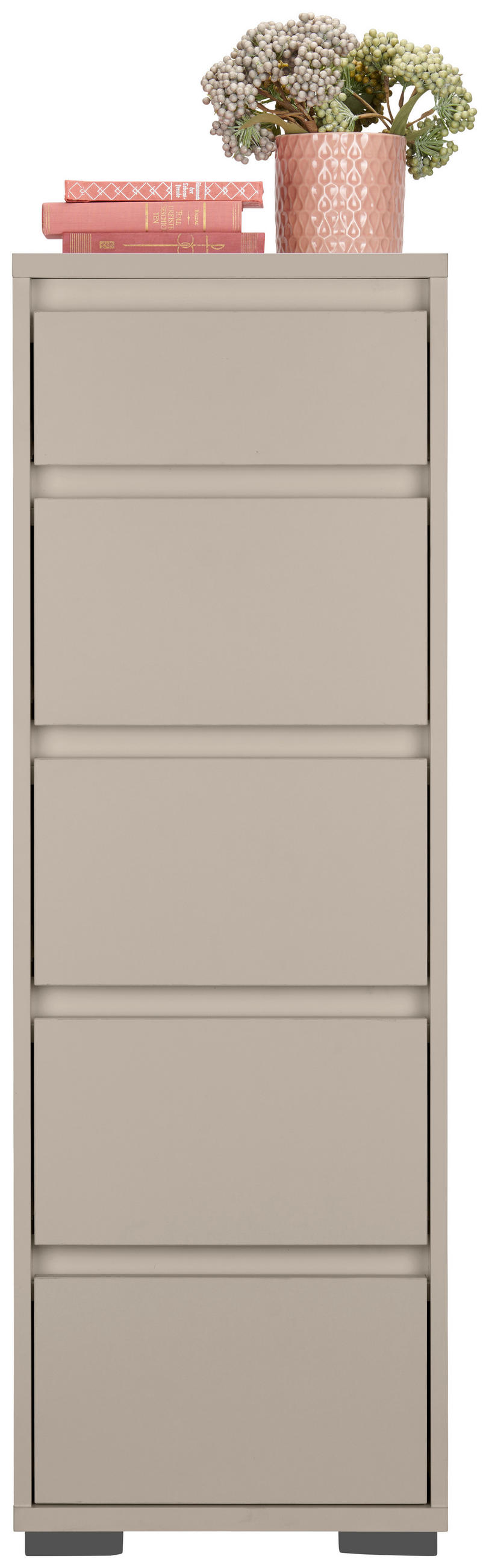 KOMMODE  in 40/120/48 cm  - Kaschmir/Anthrazit, Design, Holzwerkstoff/Kunststoff (40/120/48cm) - Carryhome