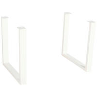 TISCHGESTELL Creme  - Creme, Design, Metall (80/40/73cm) - Landscape