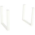 TISCHGESTELL in Metall 80/40/73 cm - Creme, Design, Metall (80/40/73cm) - Landscape