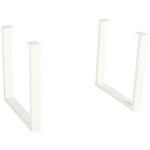 TISCHGESTELL in Metall 80/40/73 cm   - Creme, Design, Metall (80/40/73cm) - Landscape