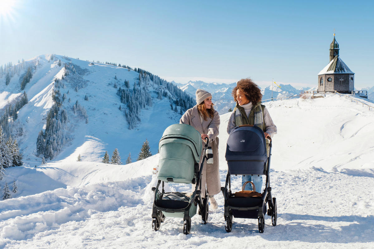 KINDERWAGEN Smile 5Z  - Hellgrau/Grün, Basics, Textil/Metall (57/112/97,7cm) - Britax Römer