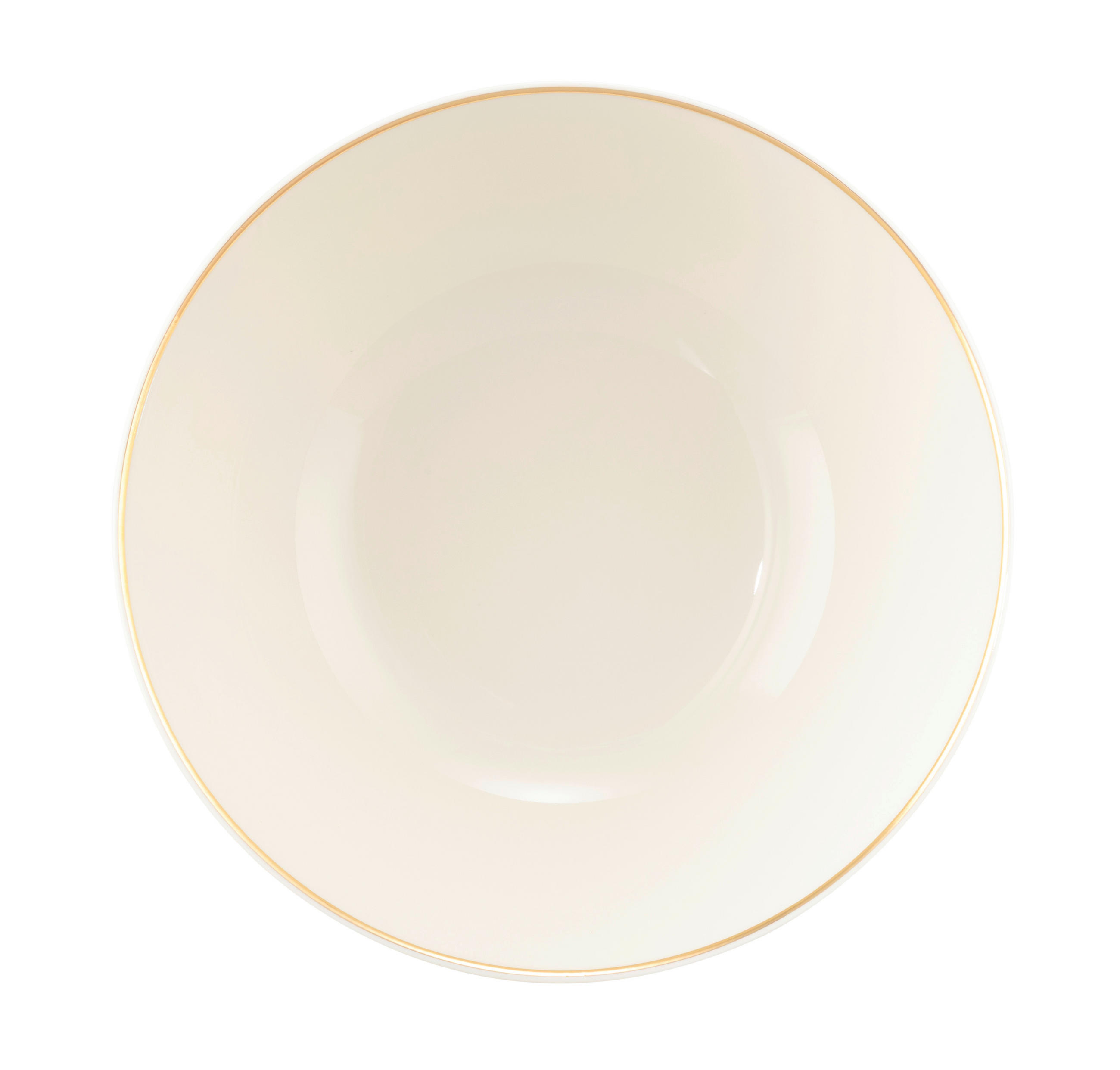 MÉLYTÁNYÉR 22 cm  - krémszínű/aranyszínű, Basics, kerámia (22cm) - Seltmann Weiden