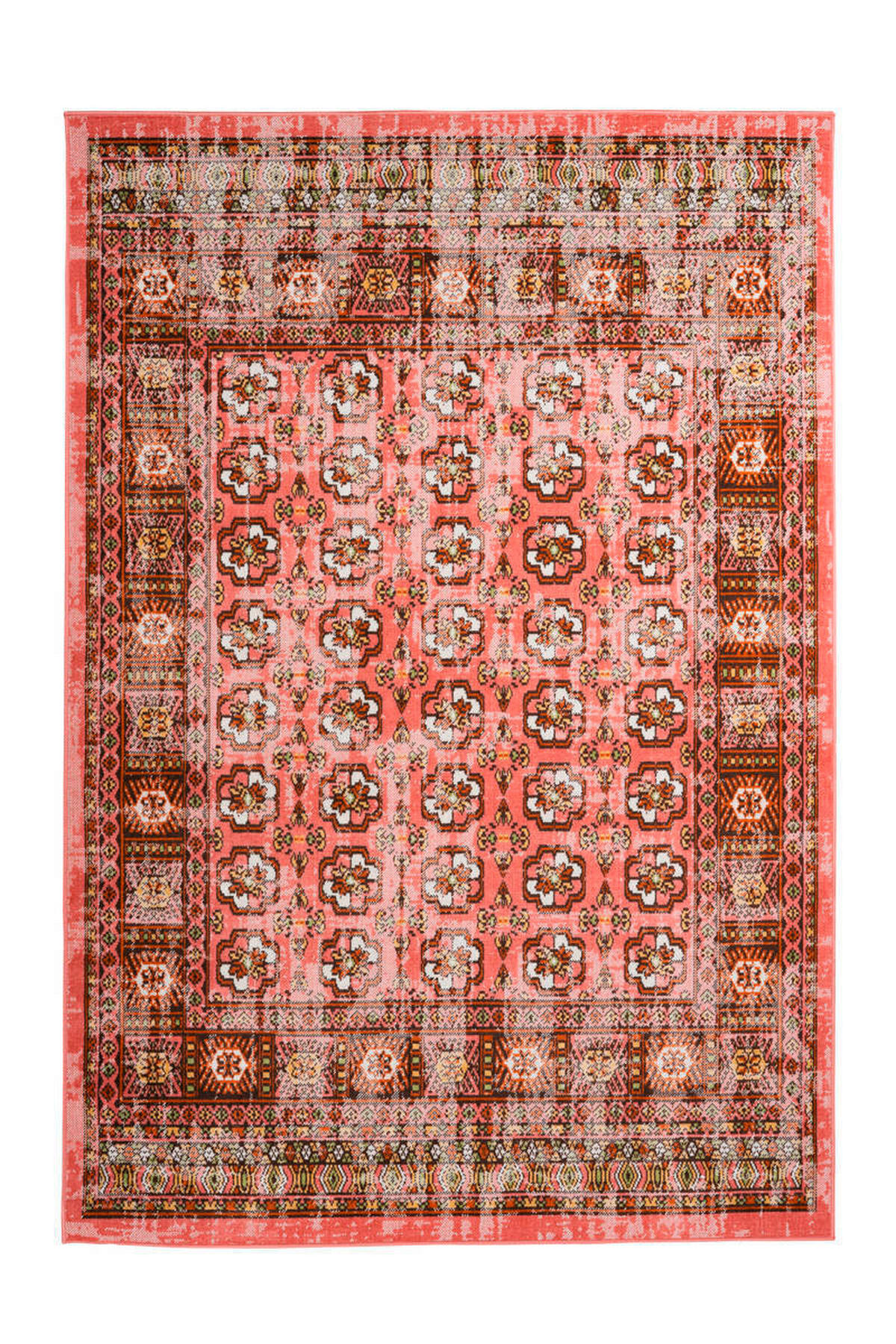 VINTAGE-TEPPICH 80/150 cm Ariya Rot  - Rot, Trend, Textil (80/150cm) - Kayoom