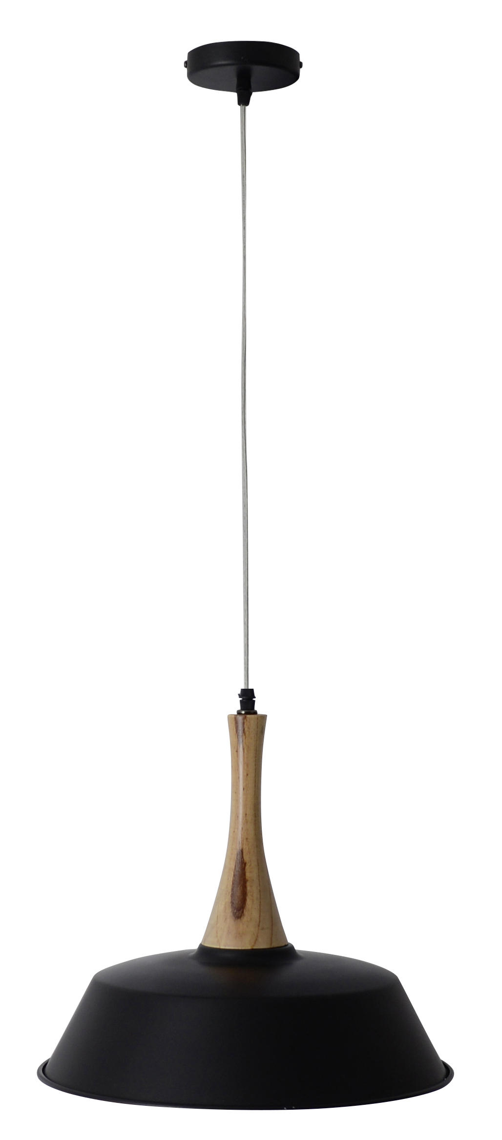 HÄNGELEUCHTE Culum 36/120 cm - Schwarz/Kupferfarben, KONVENTIONELL, Holz/Metall (36/120cm) - Näve