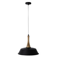HÄNGELEUCHTE 36/120 cm  - Schwarz/Kupferfarben, KONVENTIONELL, Holz/Metall (36/120cm) - Näve