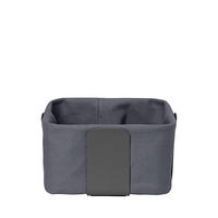 BROTKORB - Anthrazit, Design, Textil/Metall (20/10,5/20cm) - Blomus
