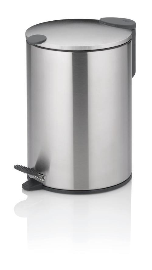 KOSMETIKEIMER Mats 3 L  - Altrosa/Schwarz, Basics, Kunststoff/Metall (17/23cm) - Kela